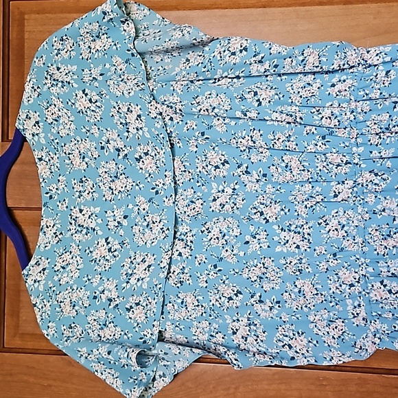 DR2 Blue Floral Summer Dress - Picture 6 of 7